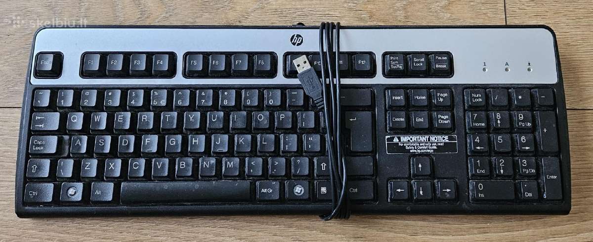 Klaviatura Hp Usb jungtis