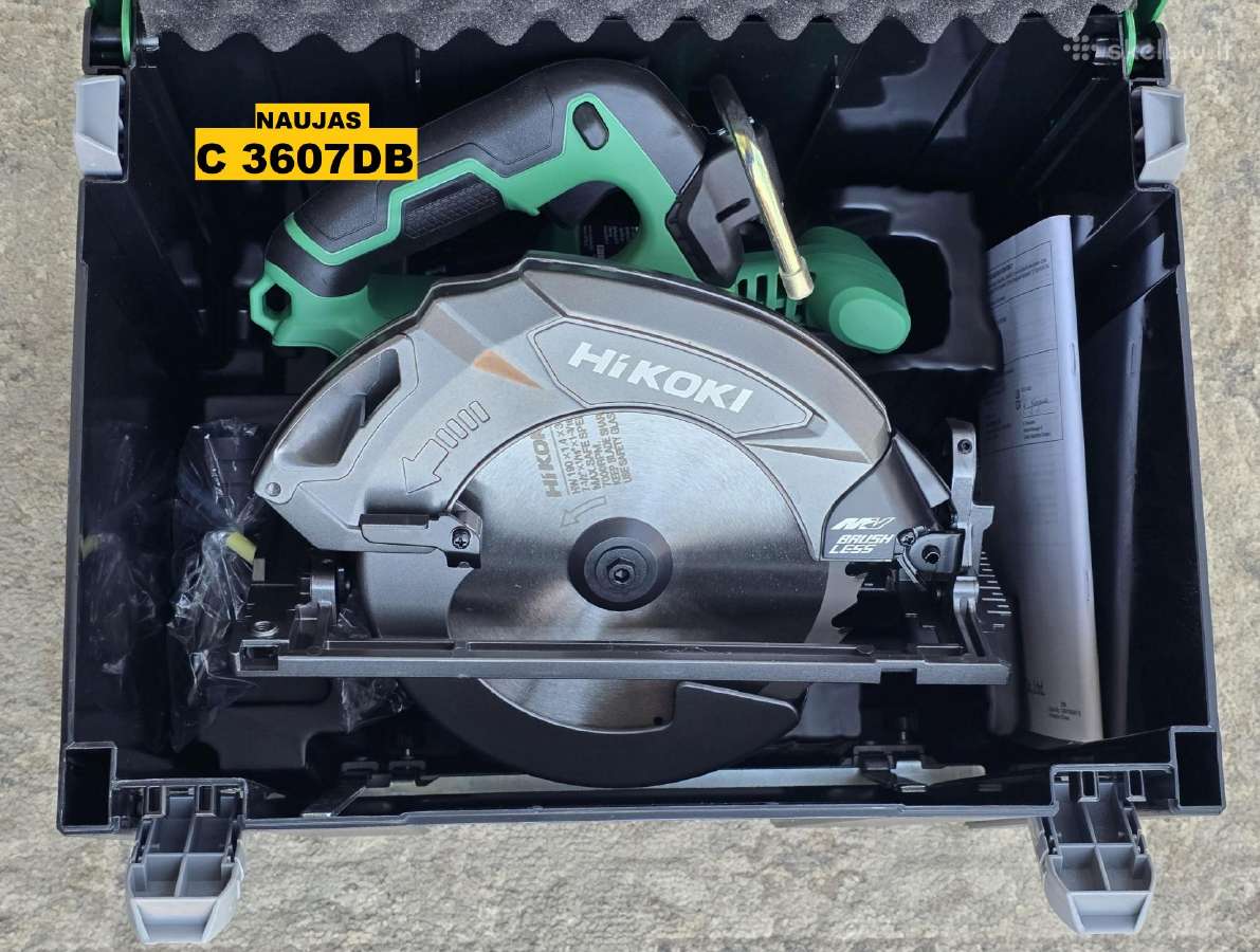 Hitachi Hikoki įrankiai 6 modeliai - nuotraukos Nr. 3