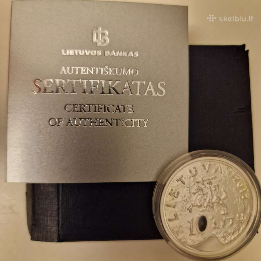 Lietuvos Banko proginės sidabrinės monetos