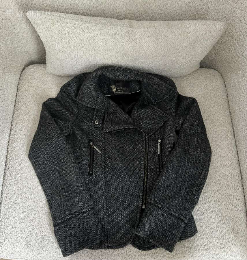 Biker jacket su vilna - nuotraukos Nr. 7