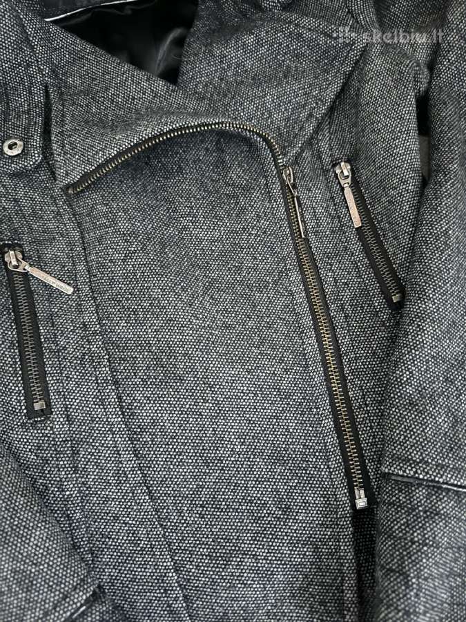 Biker jacket su vilna - nuotraukos Nr. 8