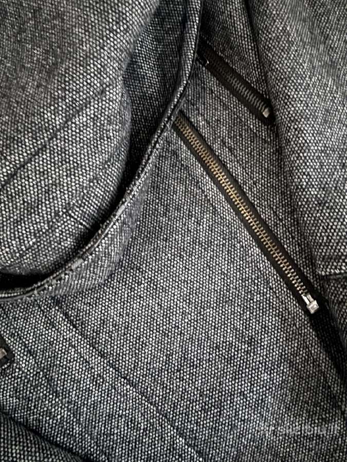 Biker jacket su vilna - nuotraukos Nr. 11