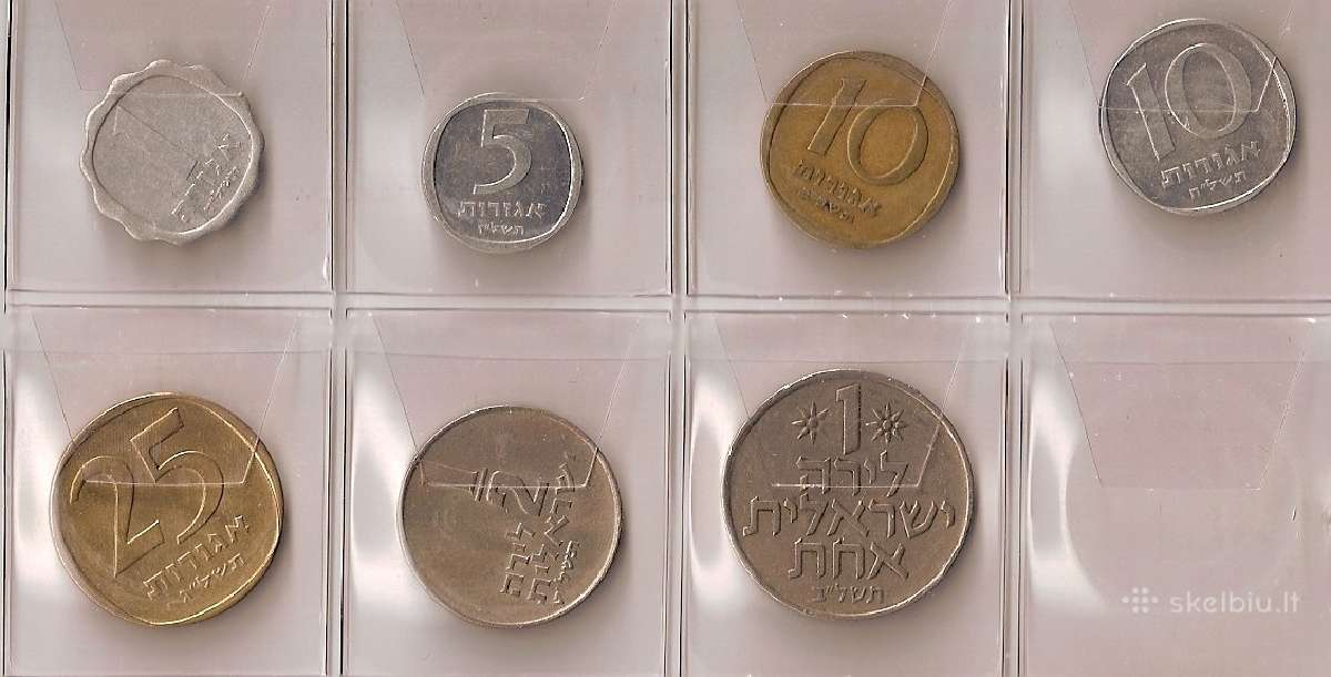 Izraelio 7 monetų rinkinukas