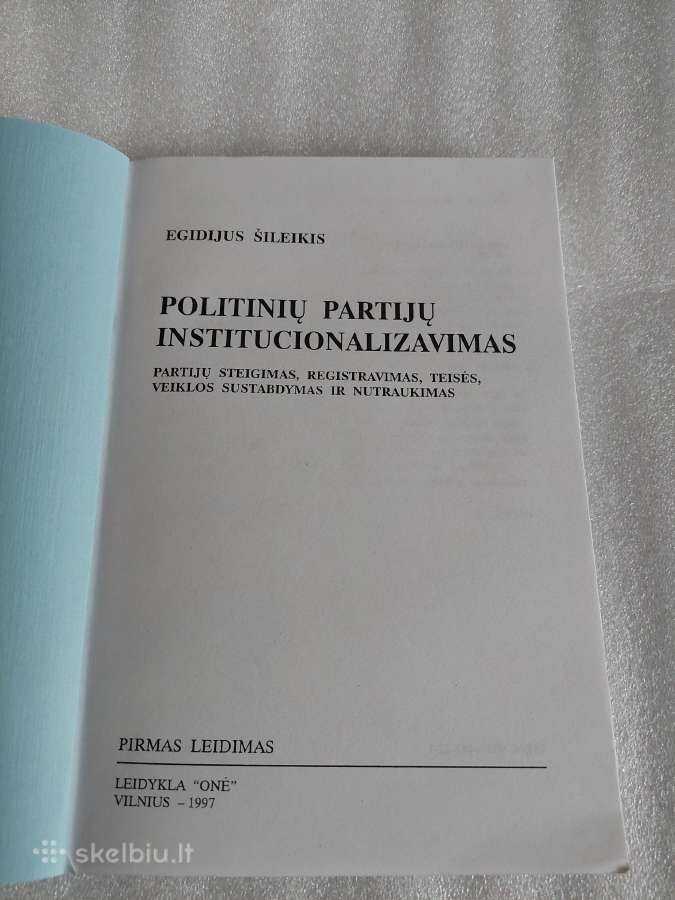 Politinių partijų institucionalizavimas - nuotraukos Nr. 2