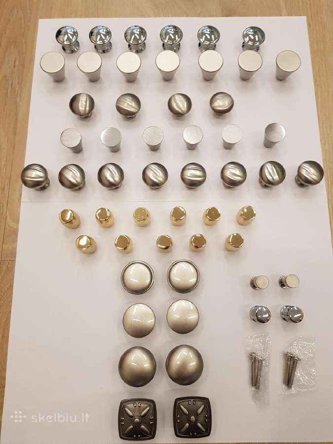 Rankenėlės baldams metalinės po 0,40 euro centų