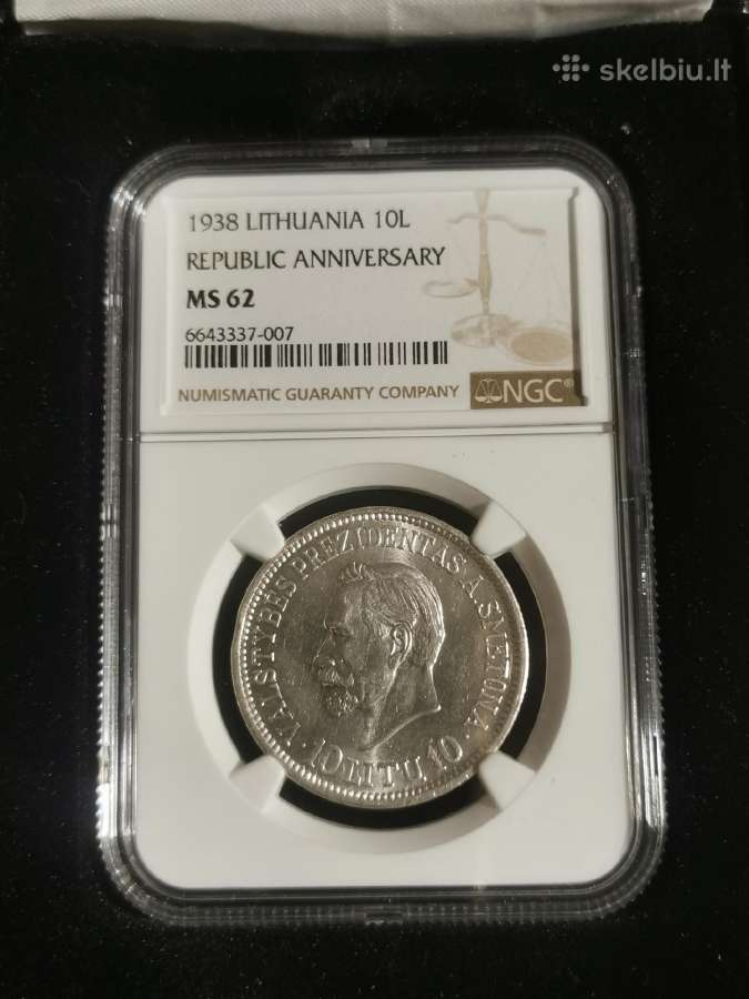 10lt Smetona Ngc Ms62 - nuotraukos Nr. 2