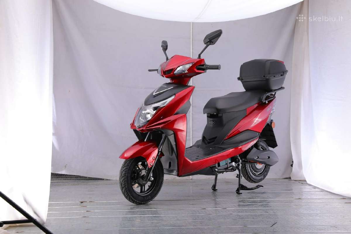 Elektrinis motoroleris cioperis uz savikaina - nuotraukos Nr. 3