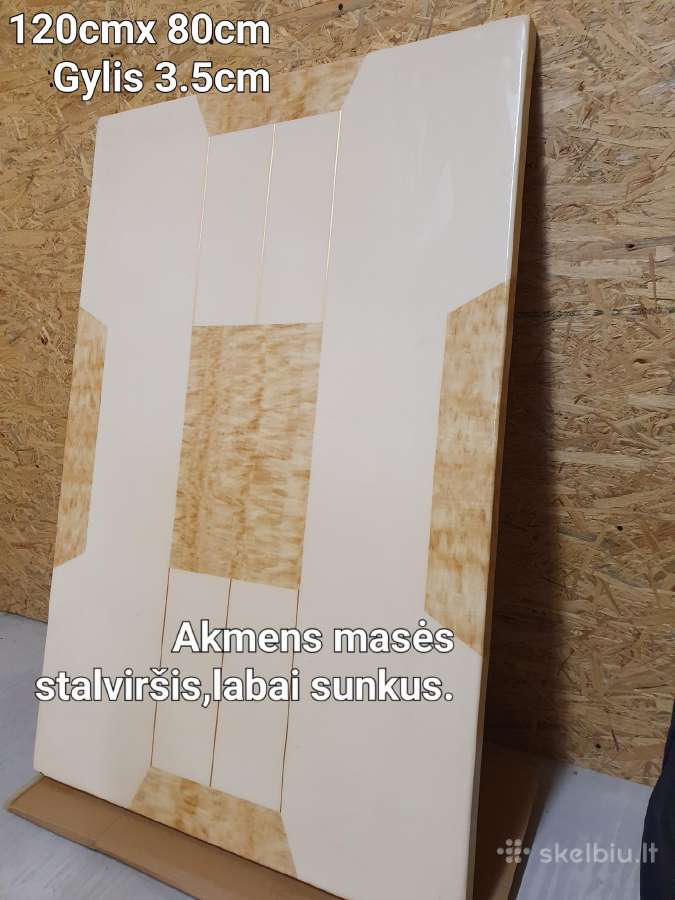 Akmens masės stalviršis
