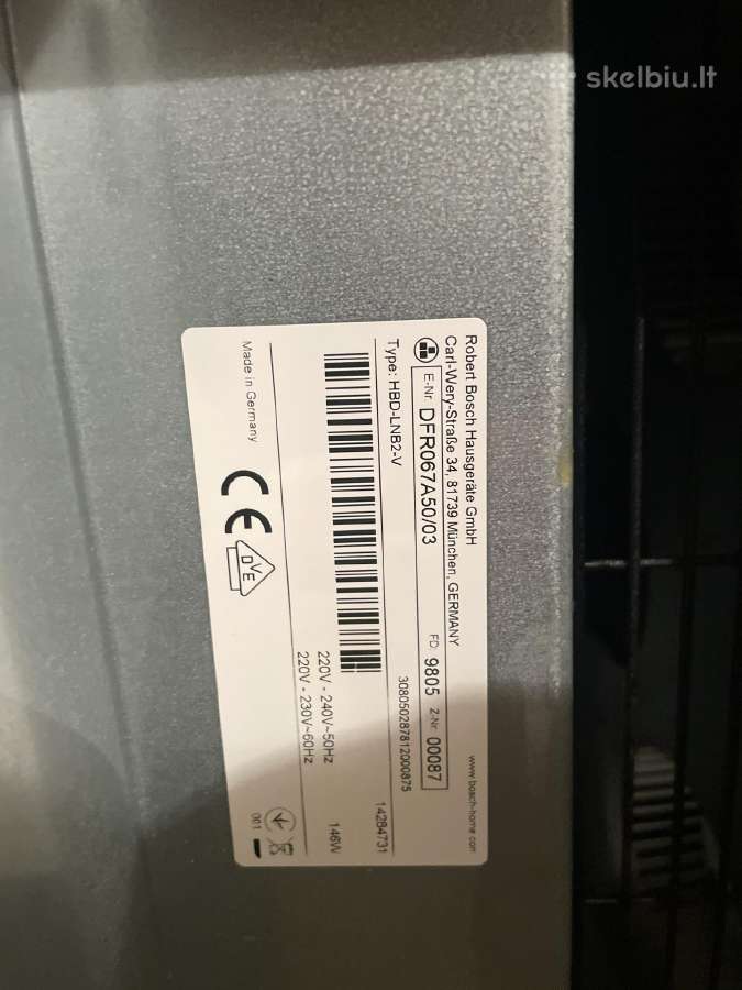 Bosch ištraukiamas tylus gartraukis dfr067a50/03 - nuotraukos Nr. 8