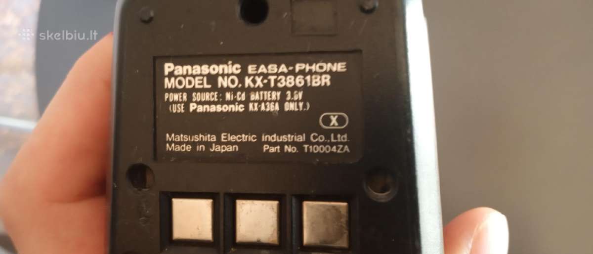 Panasonic Model No. Kx-t3861br - nuotraukos Nr. 3