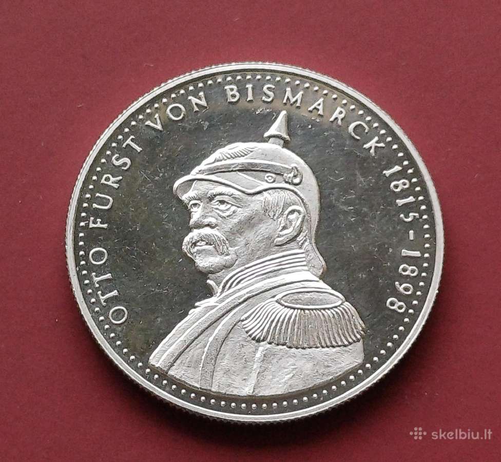 (149) Sidabrinis medalis Bismarkas 1996m. 15g. - nuotraukos Nr. 2