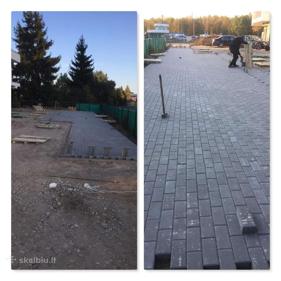 Trinkelės , Kelių Aikštelių Pagrindų Irengimas . - nuotraukos Nr. 6