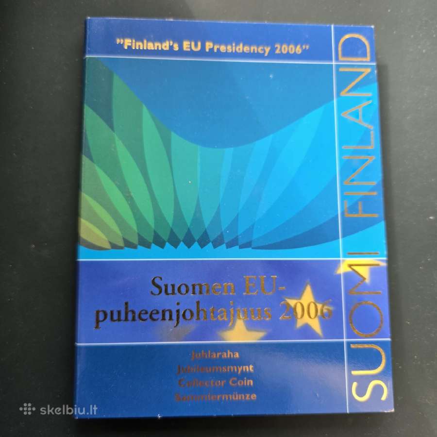 Suomija 2006 5 Euro Bu kortelėje