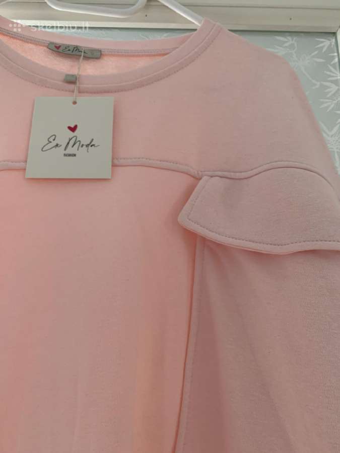 Nauja baby pink trikotažinė duknelė M-l - nuotraukos Nr. 3