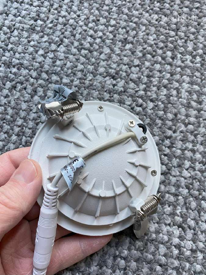 6w LED Įmontuojama panelė 10.5 Ip23 3000k - nuotraukos Nr. 4
