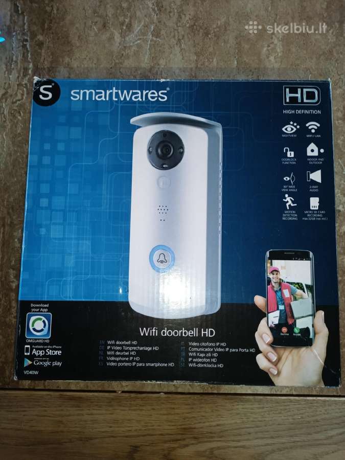 WiFi Skambutis HD domofonas