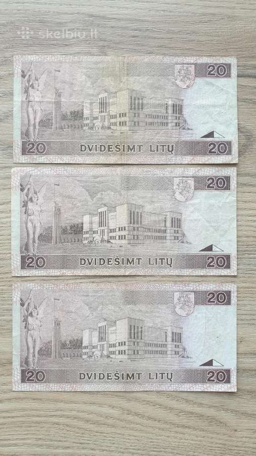 1993 metų 20 litų - nuotraukos Nr. 2
