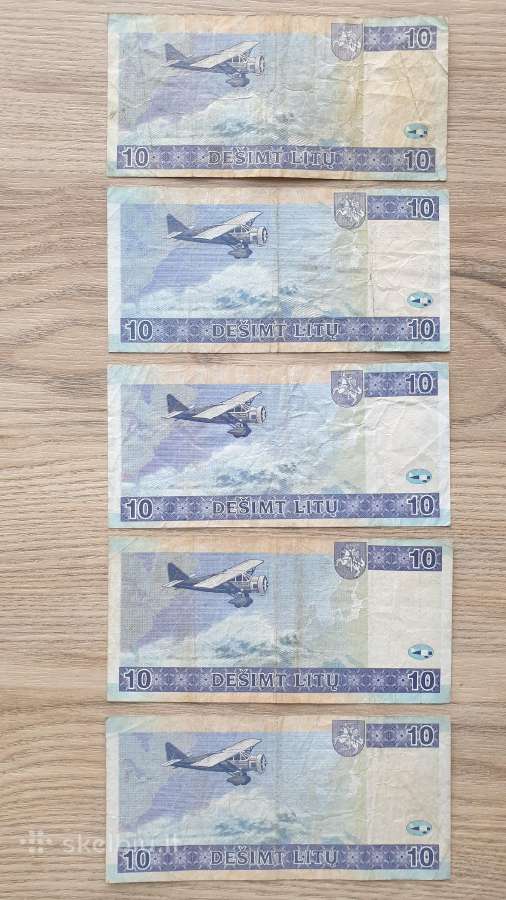 2001 metų 10 litų Lietuva - nuotraukos Nr. 2