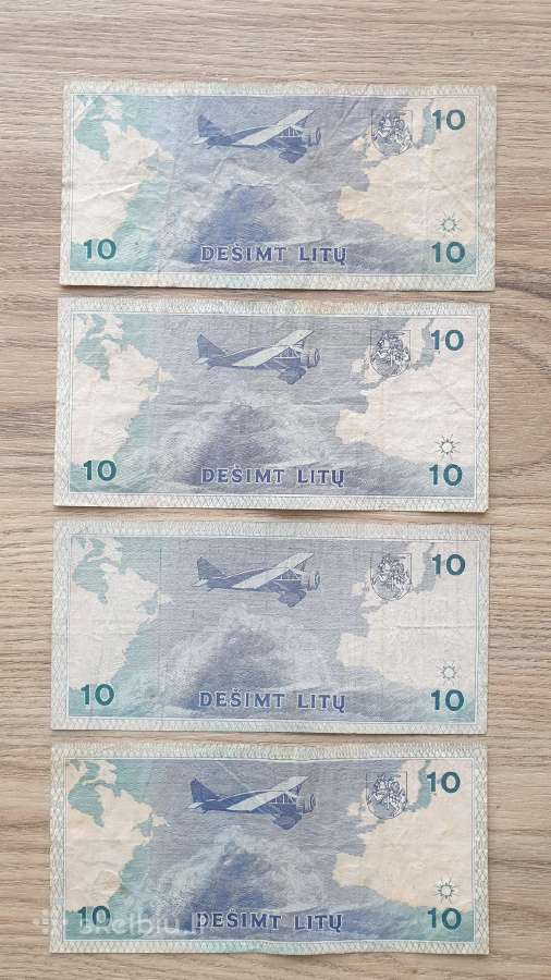 1993 metų 10 litų Lietuva - nuotraukos Nr. 2
