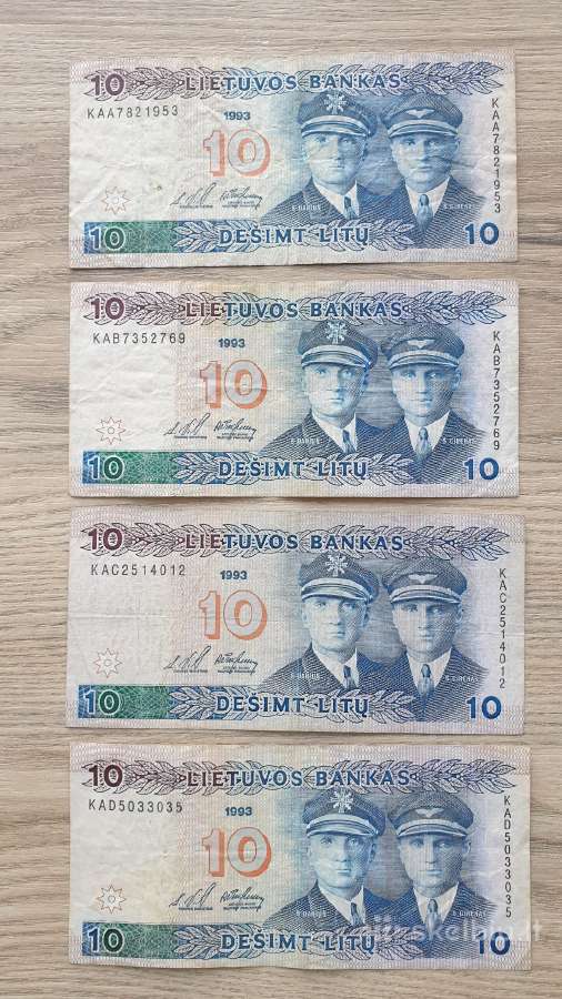 1993 metų 10 litų Lietuva