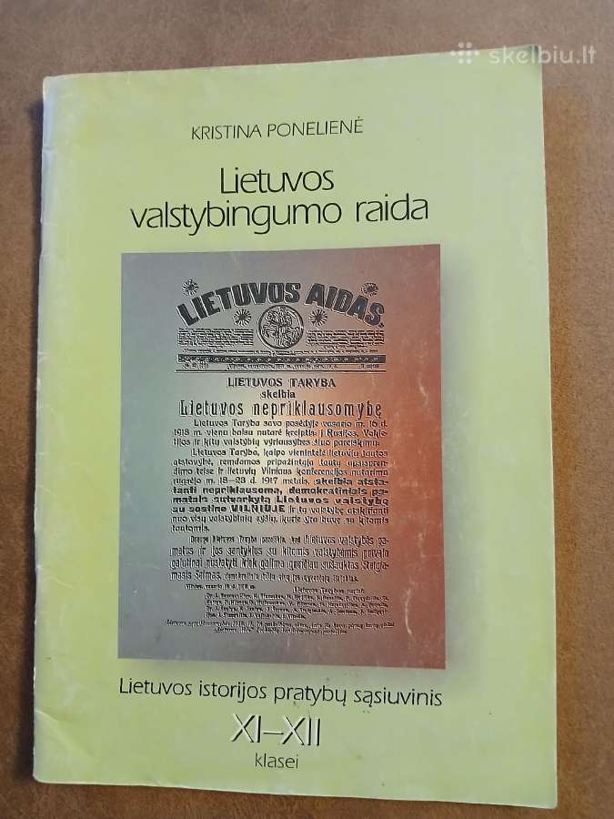 Lietuvos istorijos pratybų sąsiuvinis Xi-xii klase - nuotraukos Nr. 2