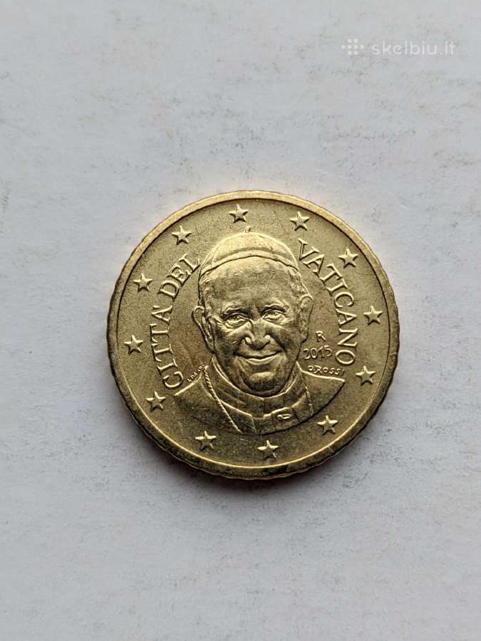 Vatikanas 2015m. 50 centų Unc