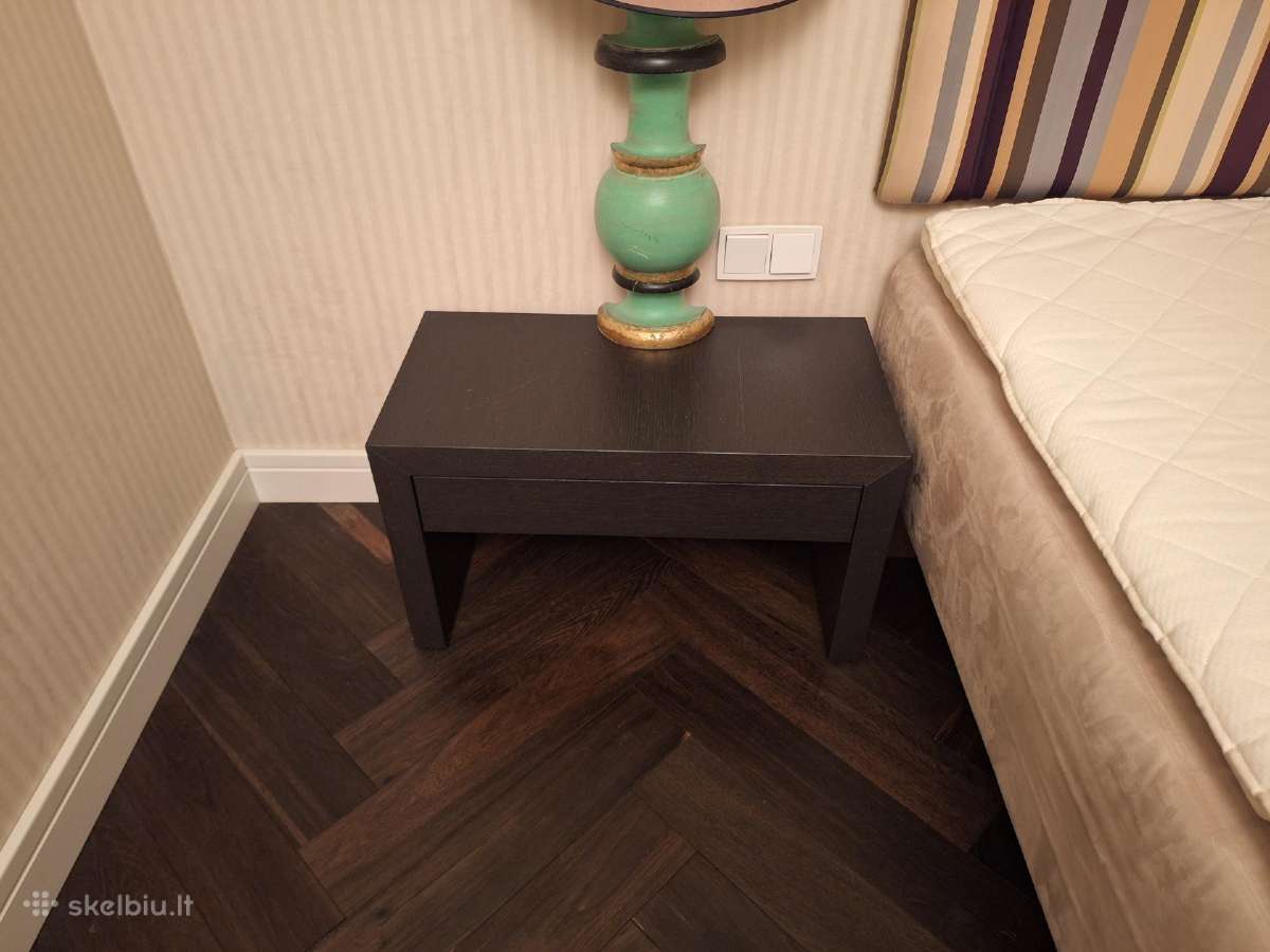 Roche Bobois naktiniai staliukai su stalčiumi - nuotraukos Nr. 3