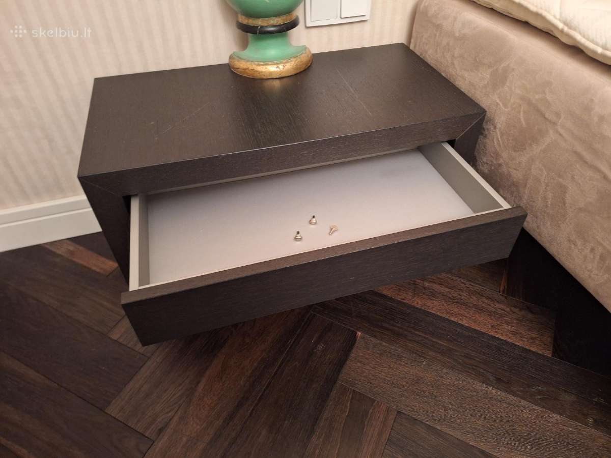 Roche Bobois naktiniai staliukai su stalčiumi - nuotraukos Nr. 4