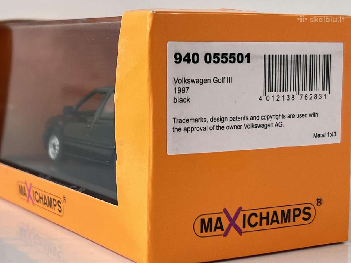 VW Golf III 1:43 - nuotraukos Nr. 9
