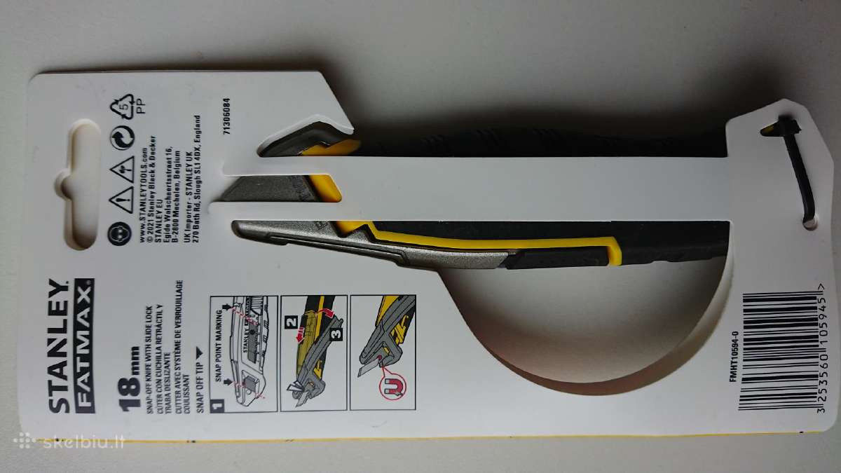 Stanley Fmht10594-0 laužomų ašmenų peilis 18mm - nuotraukos Nr. 4