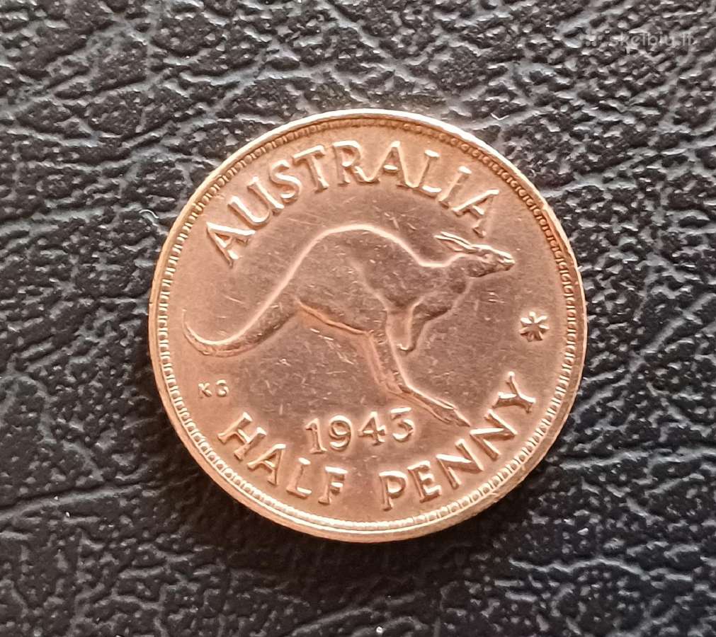 (156) 1/2 penso 1943m. Australija.