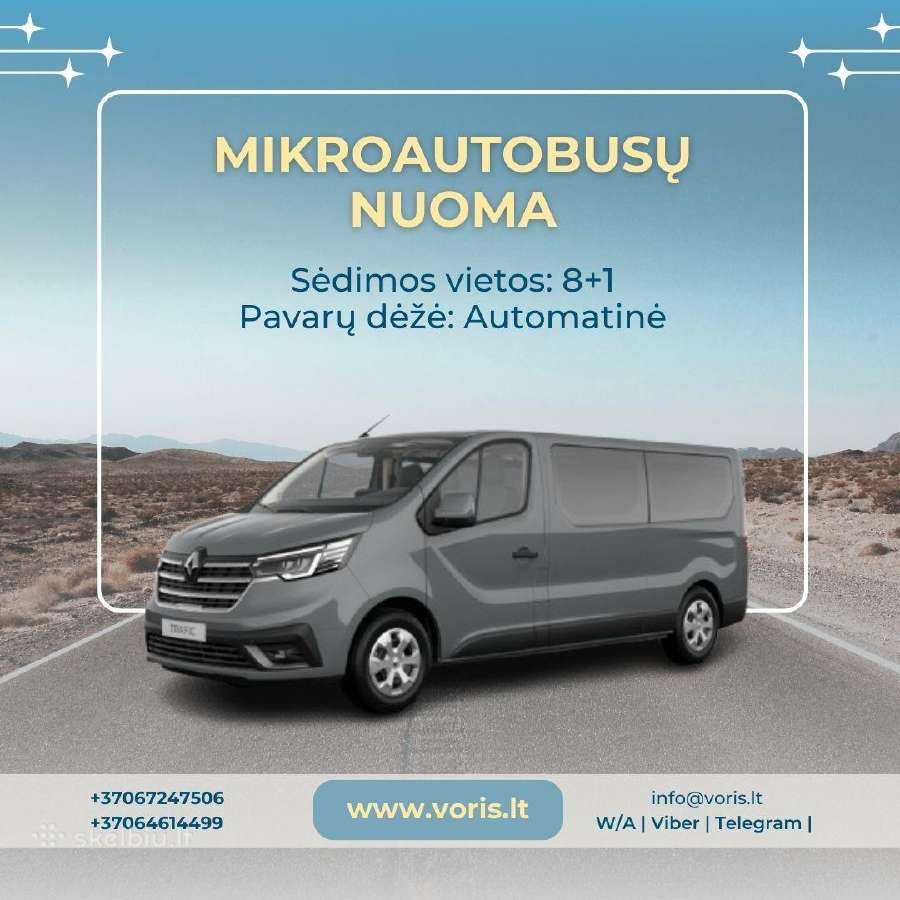Nuoma Keleivinio mikroautobuso - nuotraukos Nr. 7