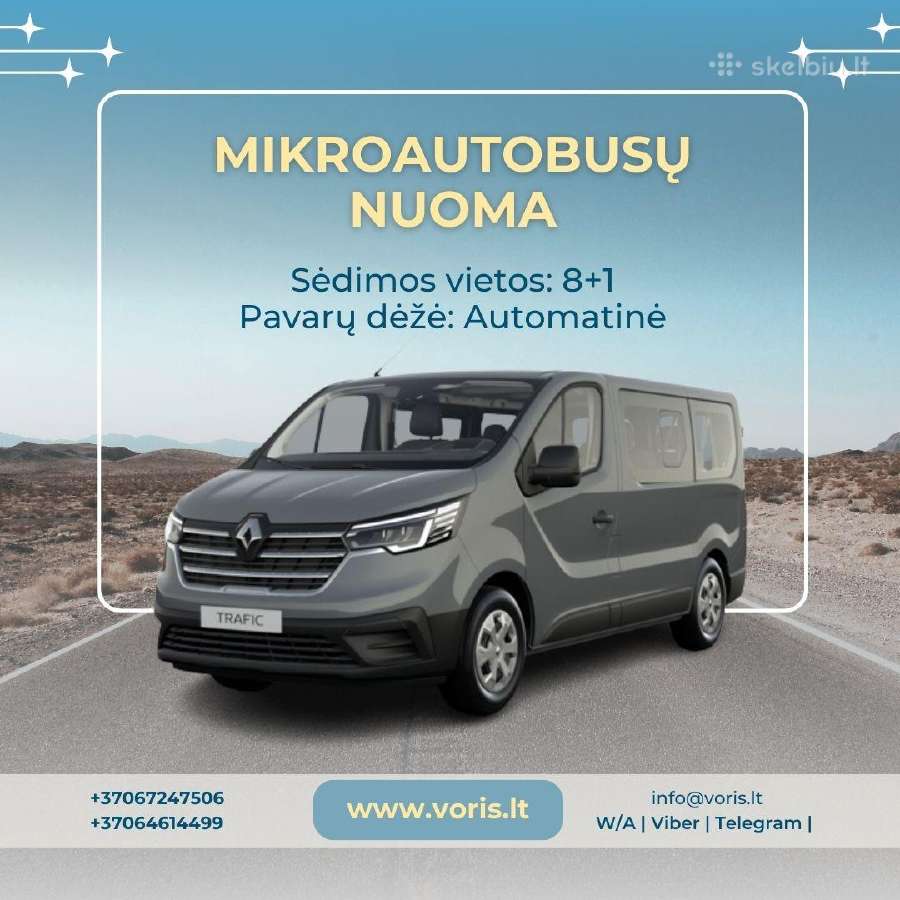 Nuoma Keleivinio mikroautobuso - nuotraukos Nr. 8