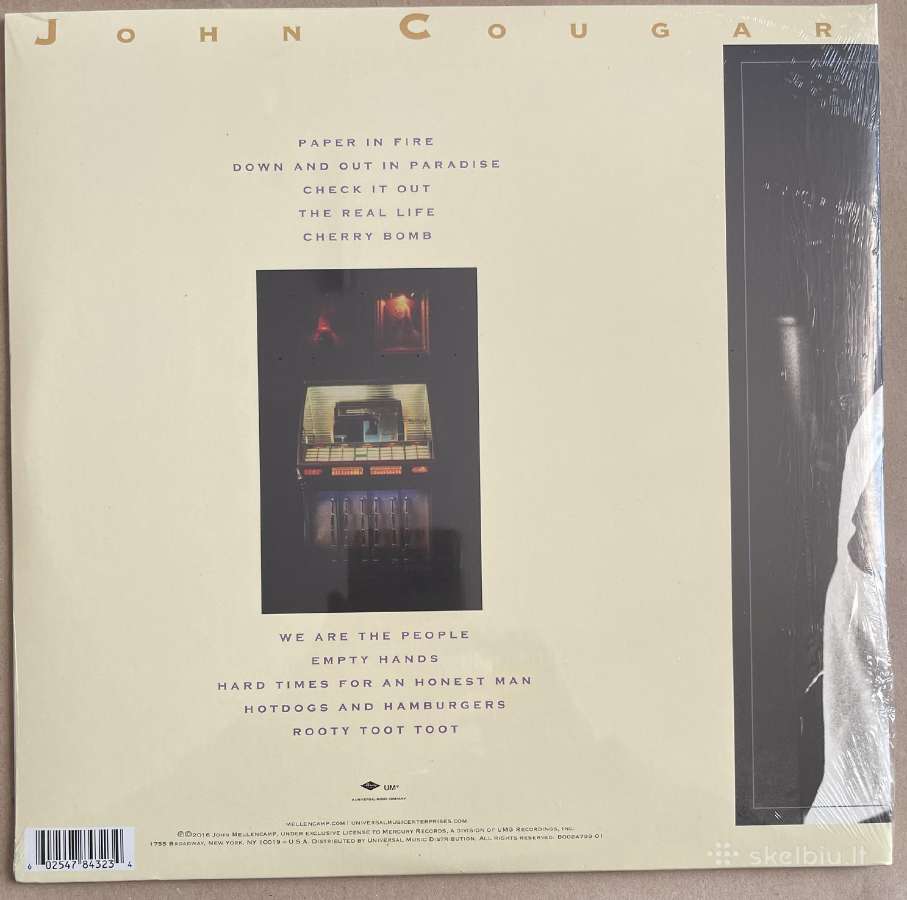 John Cougar Mellencamp The Lonesome Jubilee Lp - nuotraukos Nr. 2