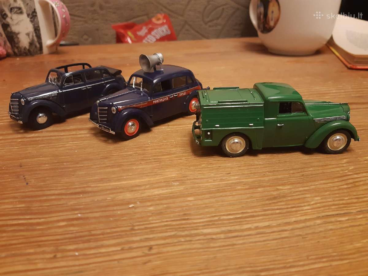 Moskvich-400-420 Milicija,nauji M-400 kabrio, 1/43 - nuotraukos Nr. 9