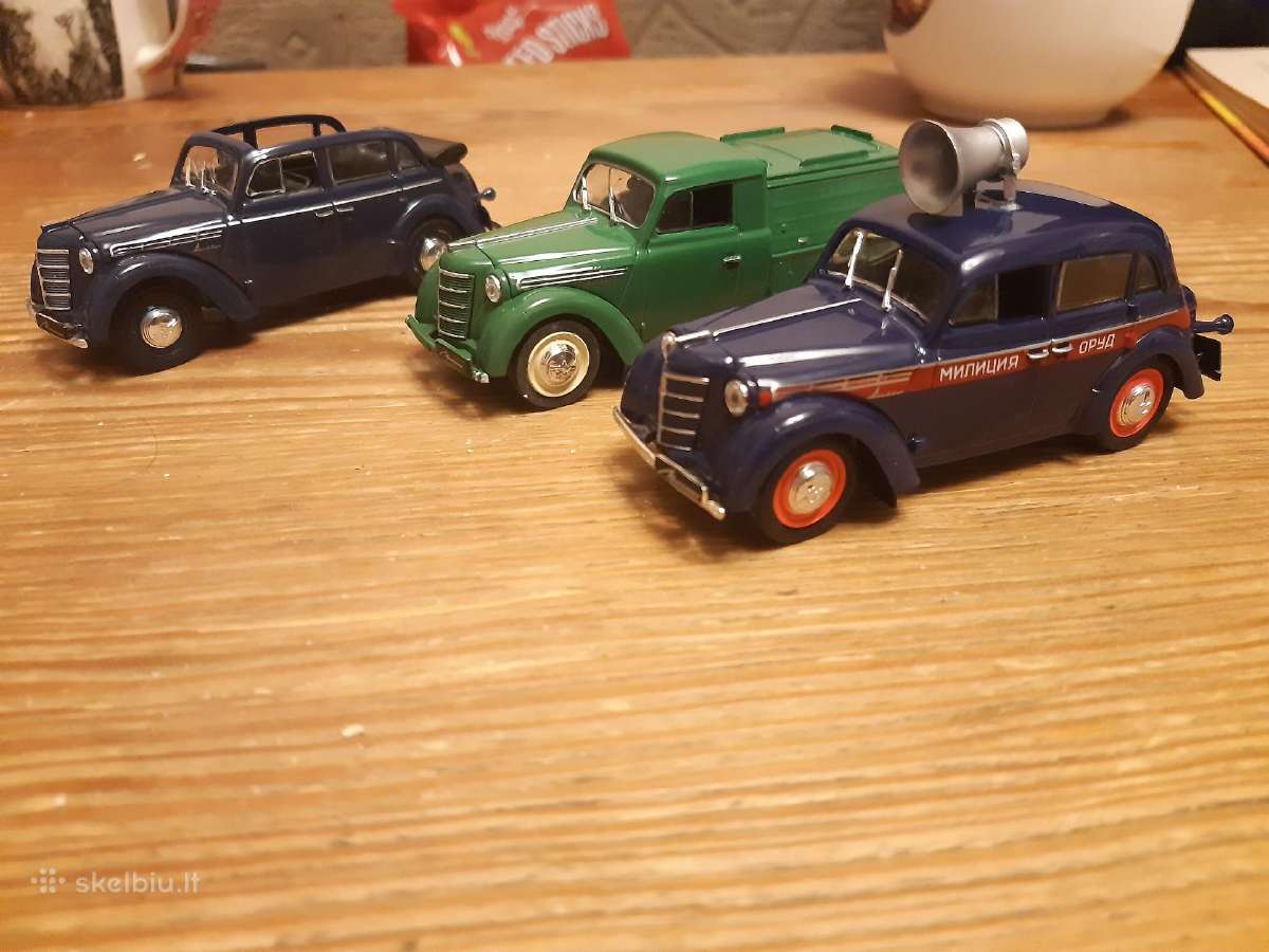 Moskvich-400-420 Milicija,nauji M-400 kabrio, 1/43 - nuotraukos Nr. 12