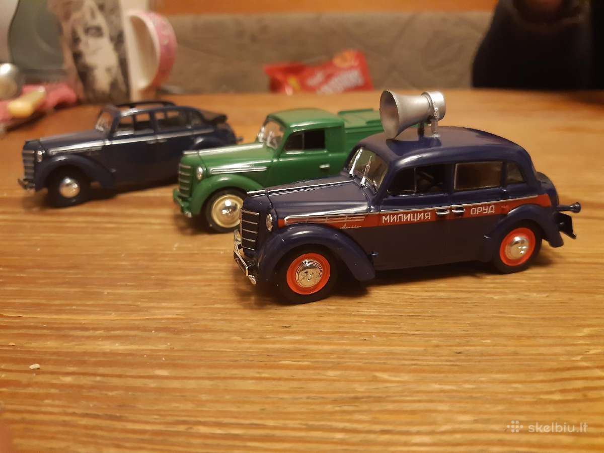 Moskvich-400-420 Milicija,nauji M-400 kabrio, 1/43 - nuotraukos Nr. 14