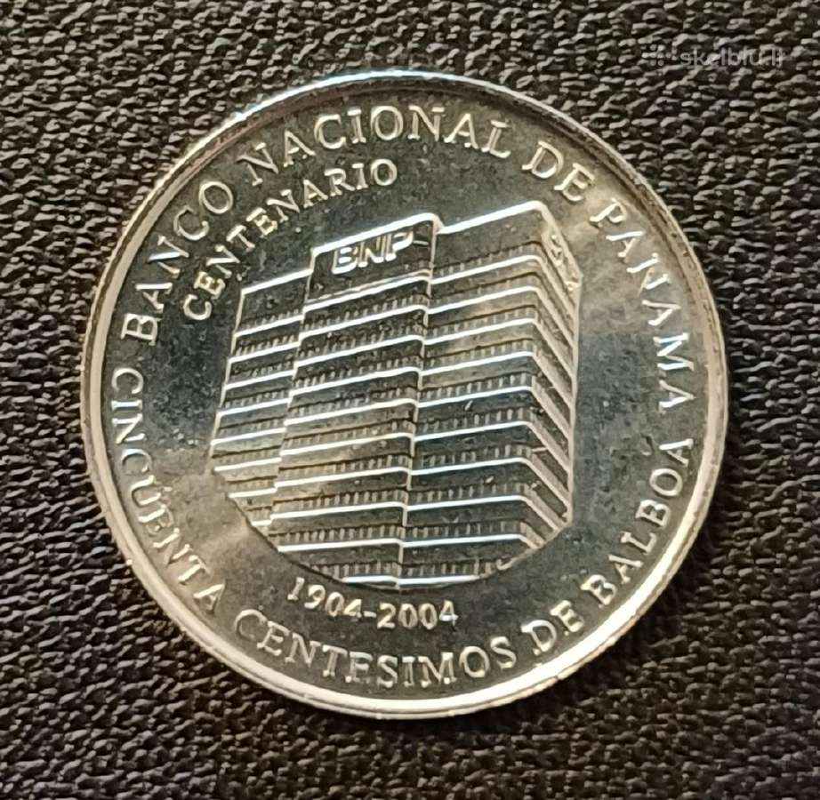 (161) 50 centisimų 2009m. Panama unc.