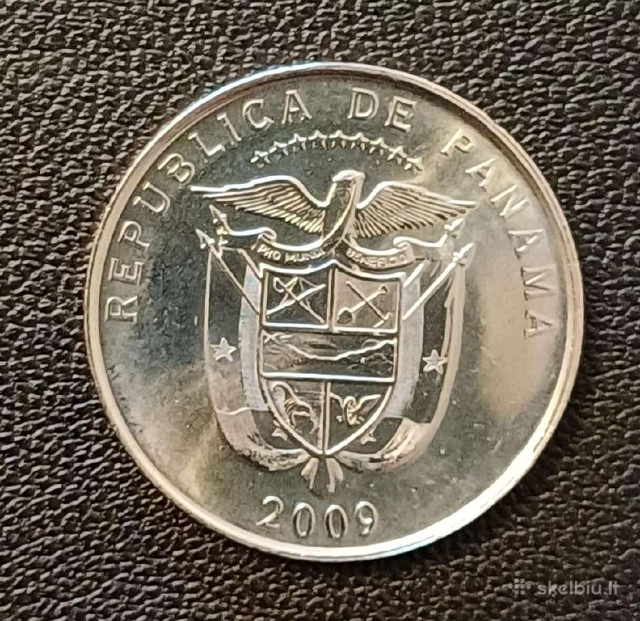(161) 50 centisimų 2009m. Panama unc. - nuotraukos Nr. 2