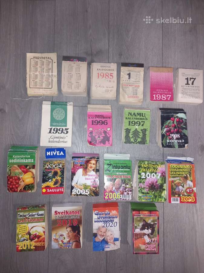 Kalendoriaus lapeliai metrikui, dovanai ar atsim - nuotraukos Nr. 3