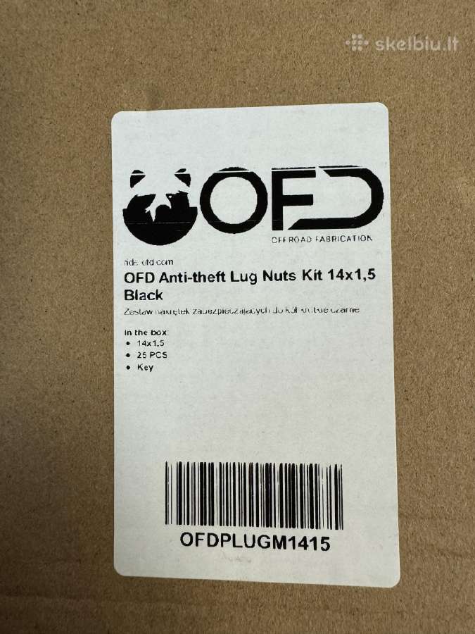 Parduodu Ofd rakinamos verzles M14x1,5 naujos - nuotraukos Nr. 4