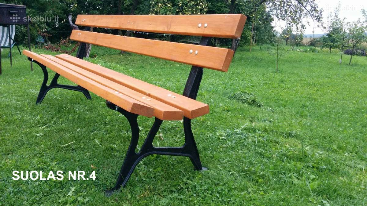 Lauko baldai, stalas, suoliukai. - nuotraukos Nr. 7