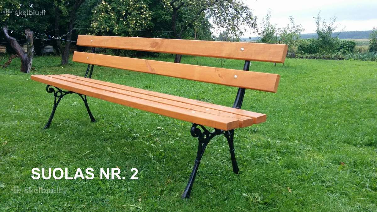 Lauko baldai, stalas, suoliukai. - nuotraukos Nr. 5