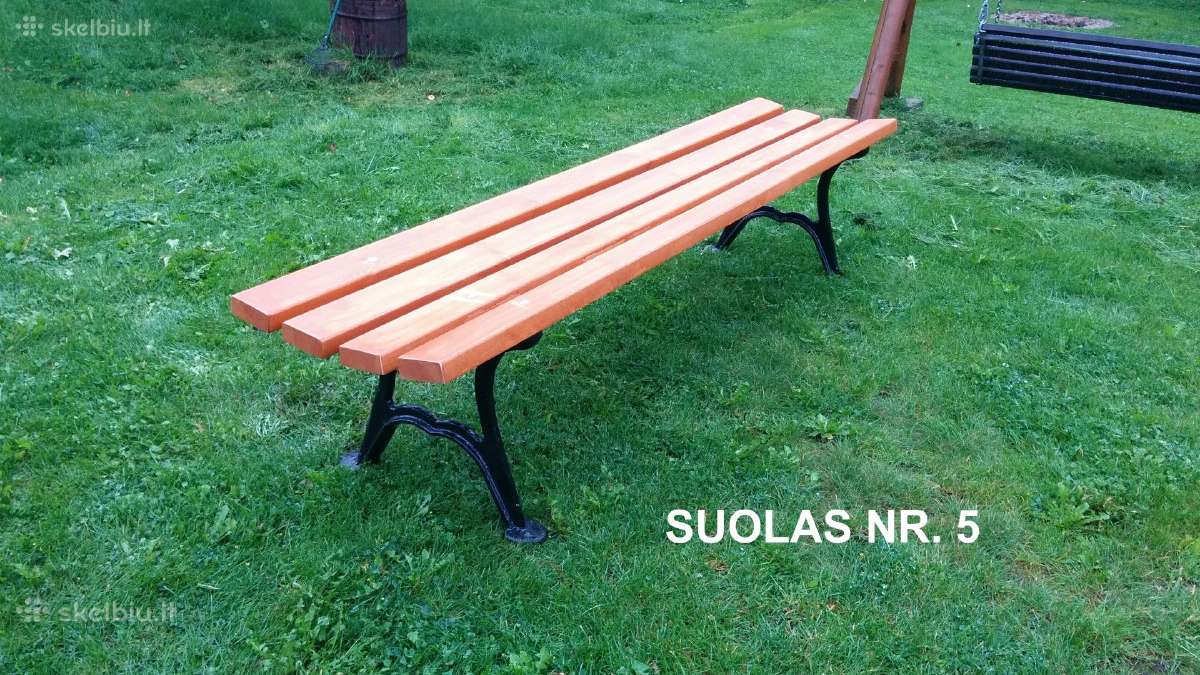 Lauko baldai, stalas, suoliukai. - nuotraukos Nr. 8