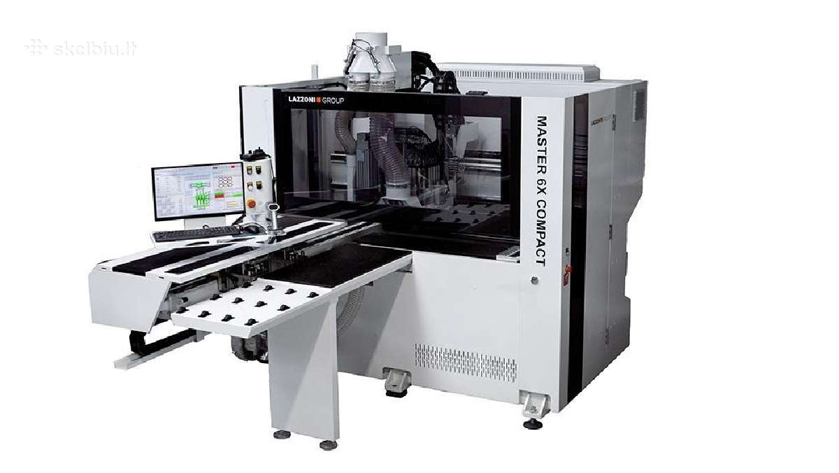 6 pusių CNC gręžimo centras Master 6x Compact