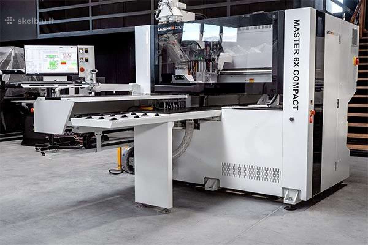 6 pusių CNC gręžimo centras Master 6x Compact - nuotraukos Nr. 2