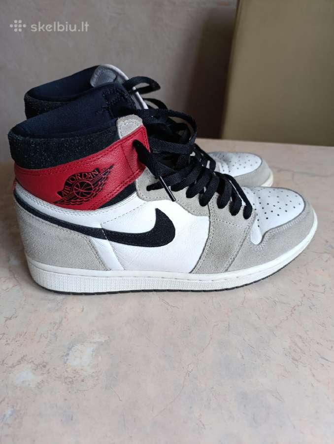 555088-126 Nike Air Jordan 1 High Og Light Smoke G