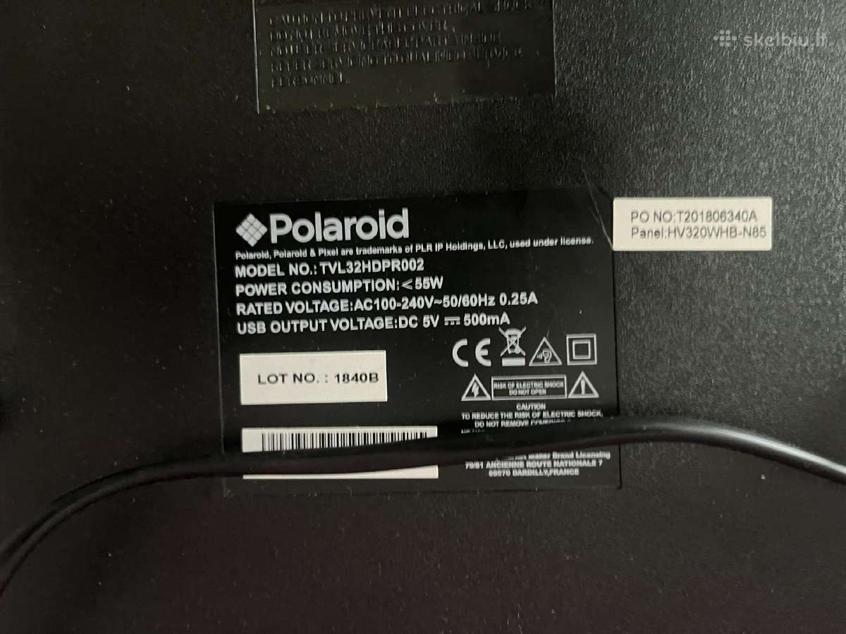 Polaroid TV 82cm - nuotraukos Nr. 3