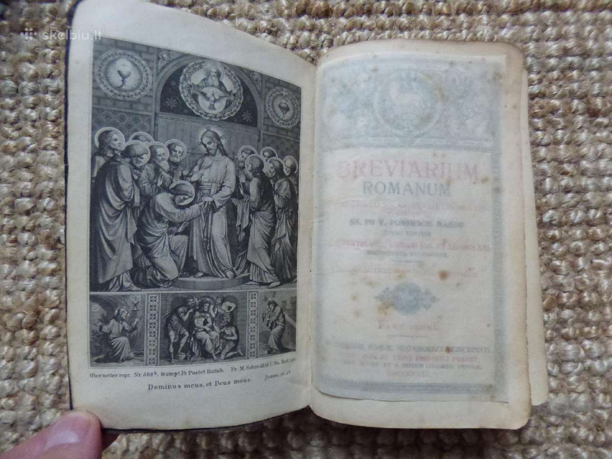 Breviarium Romanum 1908 - nuotraukos Nr. 3