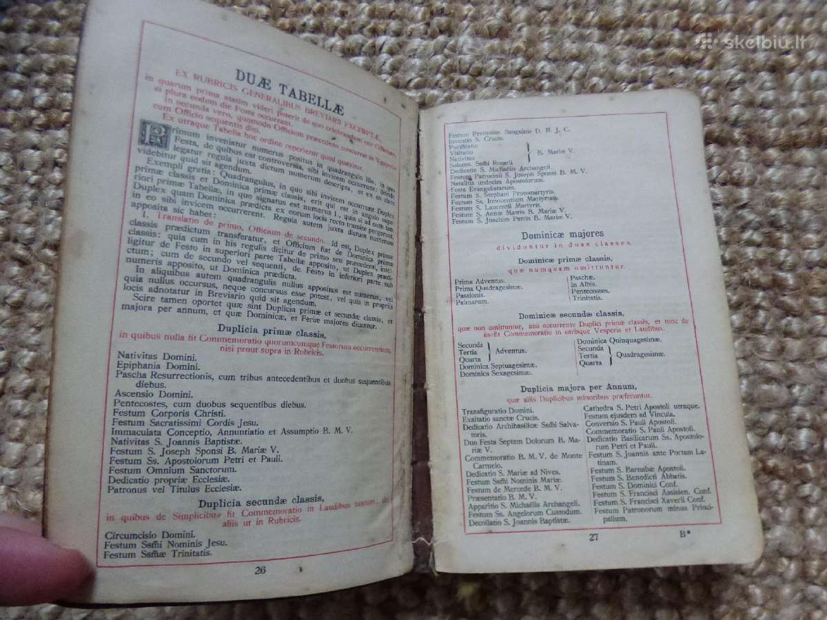 Breviarium Romanum 1908 - nuotraukos Nr. 7